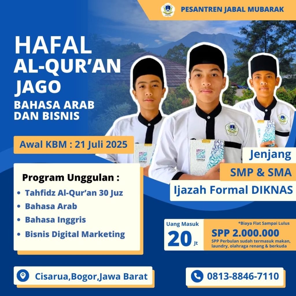 Mondok dijabal jd hafizh berprestasi